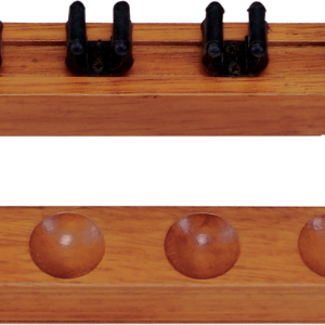 Standard 6 Clip Wall Rack - Honey Standard 6 Clip Wall Rack - Honey